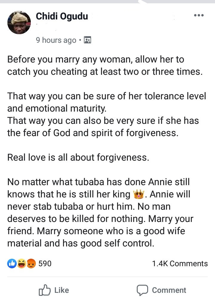 “Before You Marry Any Woman, Allow Her Catch You Cheating At Least 3 Times” – Barrister Ogudu 2