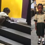 FCMB Gifts Little Girl N1million, Awards Her Scholarship For Using ATM Light To Write Her Assignment 2