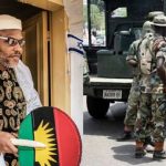 Nigerian Soldiers Block Entrance To Nnamdi Kanu’s Residence Ahead Of His Parents' Burial 3