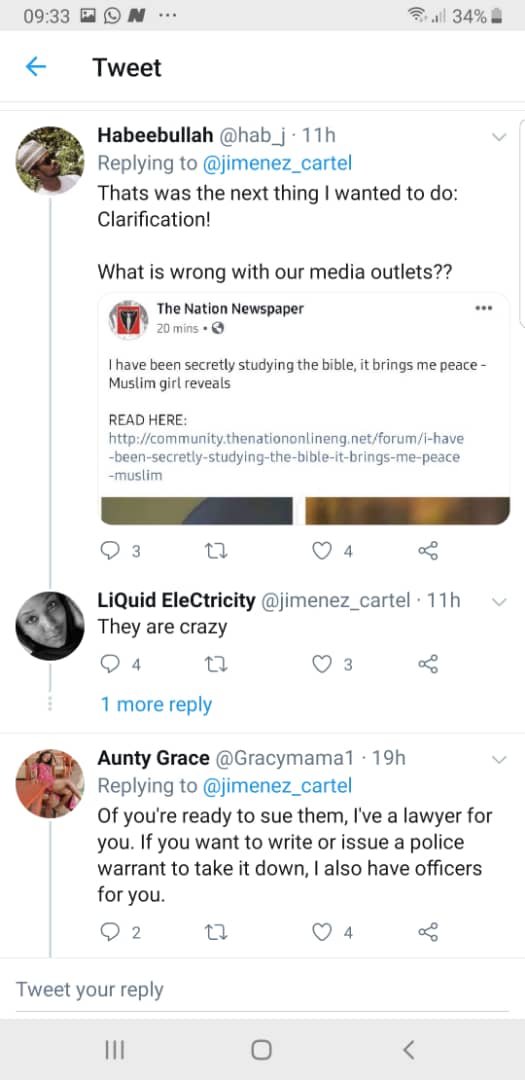 "I Am A Muslim But Love Reading The Bible" - Girl Who's Picture Was Used For Viral Article Cries Out 16