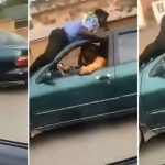Nigerian Police Officer Lays On The Roof Of A Speeding Car In Attempt To Stop The Driver [Video] 3