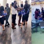 Drama As Angry Wife Catches Husband Red-Handed With His Side Chic Inside Benin Hotel [Video] 3