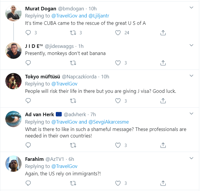 Come and apply for visa - USA taking advantage of coronavirus to steal medical workers 9