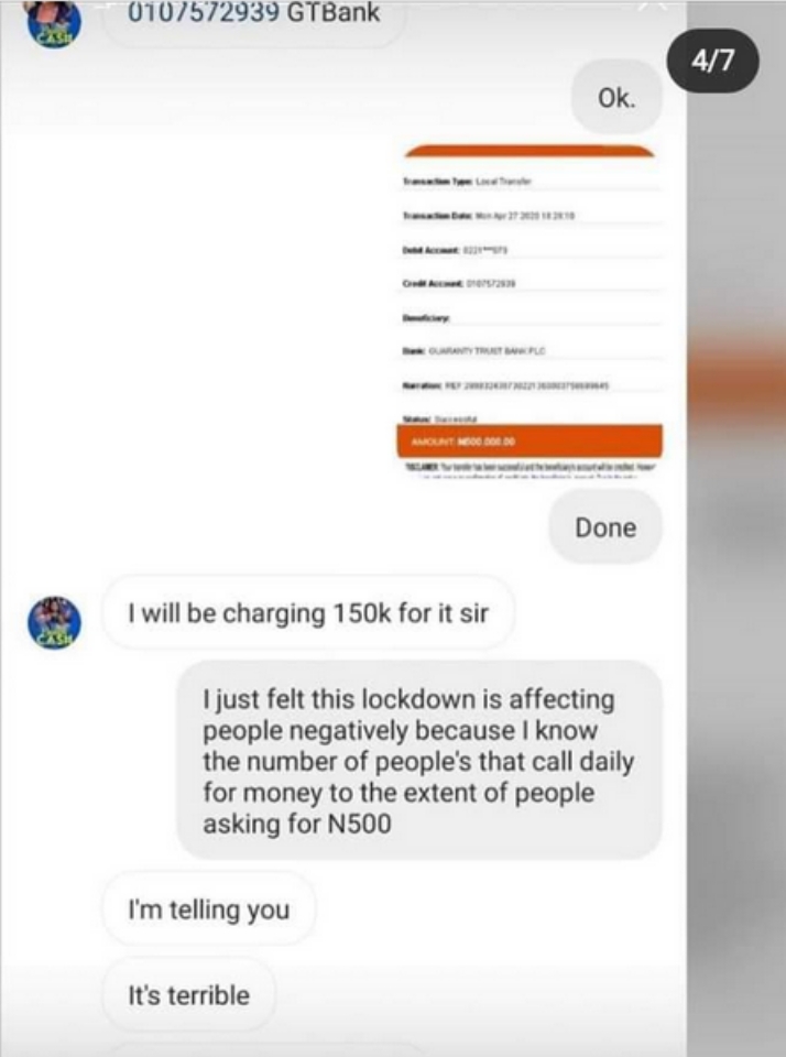 Eniola Badmus Dragged For Charging N150k From Philanthropist To Do N500k COVID-19 Giveaway 4