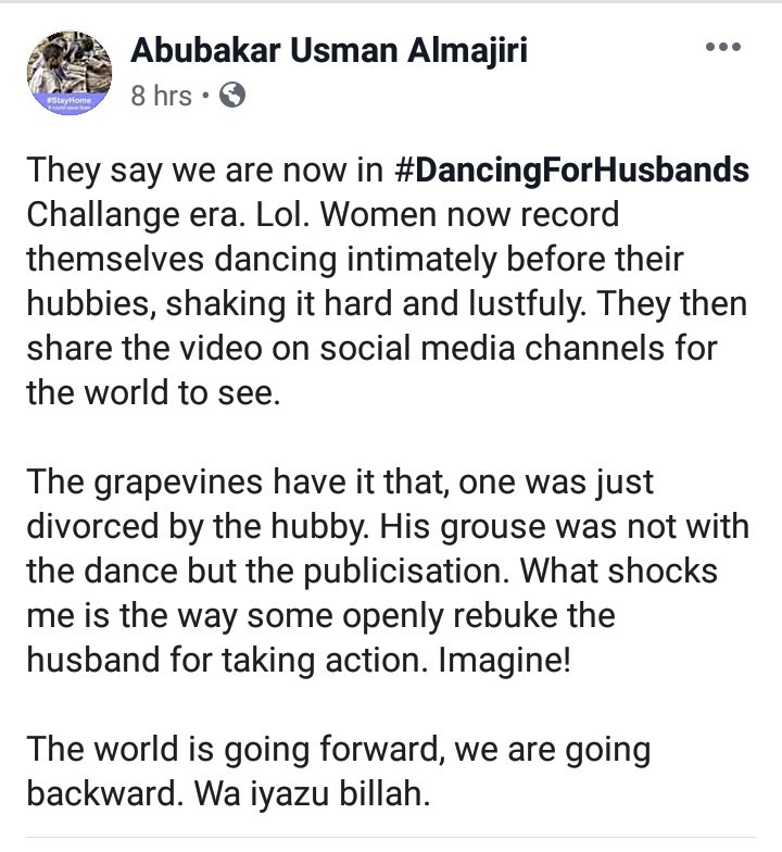 Nigerian Man Divorces His Wife Of 19-Years For Sharing Her Dancing Video On Social Media 4 Nigerian Man Divorces His Wife Of 19-Years For Sharing Her Dancing Video On Social Media 4