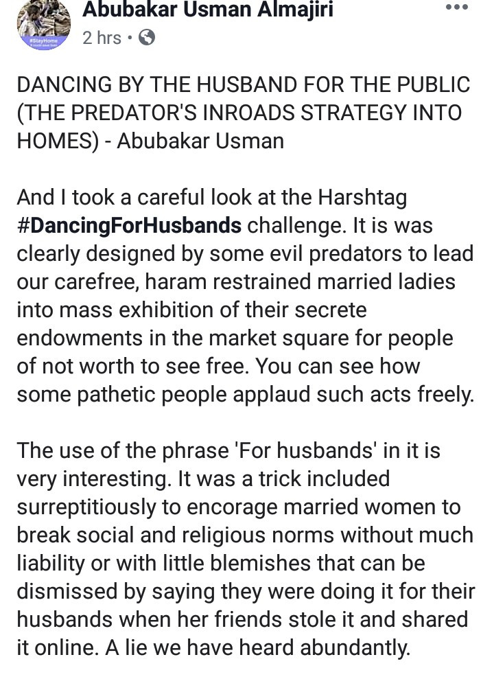 Nigerian Man Divorces His Wife Of 19-Years For Sharing Her Dancing Video On Social Media 6 Nigerian Man Divorces His Wife Of 19-Years For Sharing Her Dancing Video On Social Media 6