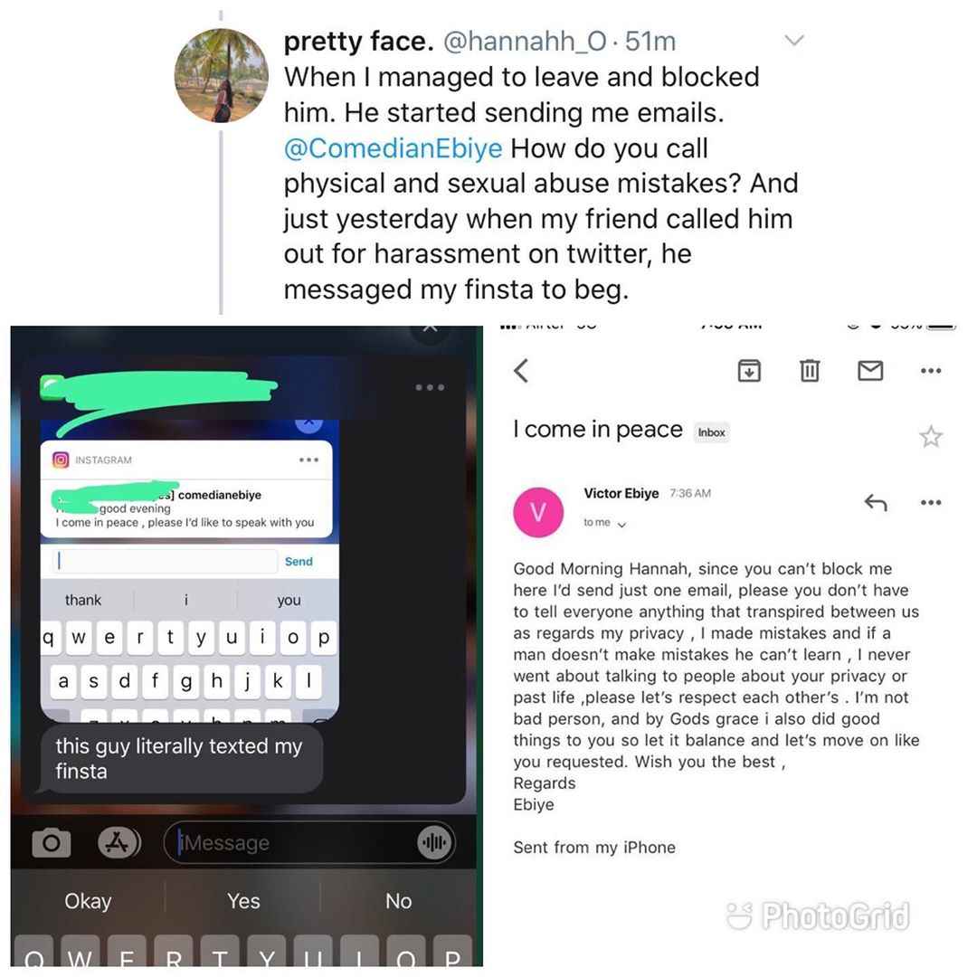 Comedian Victor Ebiye Accused Of Physical Abuse And Sexual Assault By His Ex-Girlfriend 18 Comedian Victor Ebiye Accused Of Physical Abuse And Sexual Assault By His Ex-Girlfriend 18