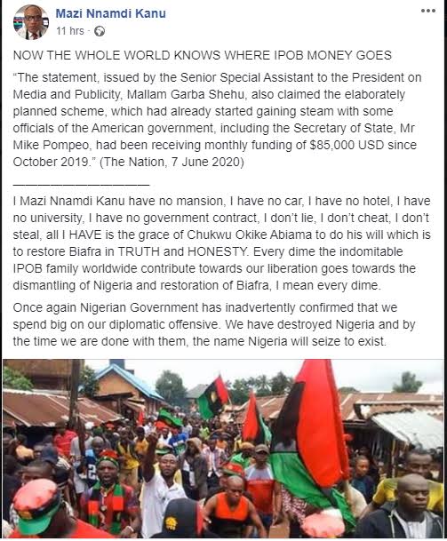 "Nigeria Will Cease To Exist By The Time We Are Done" – Nnamdi Kanu Fires Back At Presidency 6 "Nigeria Will Cease To Exist By The Time We Are Done" – Nnamdi Kanu Fires Back At Presidency 6