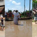 Reverend Father David Okechukwu Leads Residents To Protest Over Bad Roads In Abia [Photos] 2