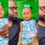 Viral Video Of Nigerian Dad Teaching His Little Daughter How To Cheat During School Examination 3