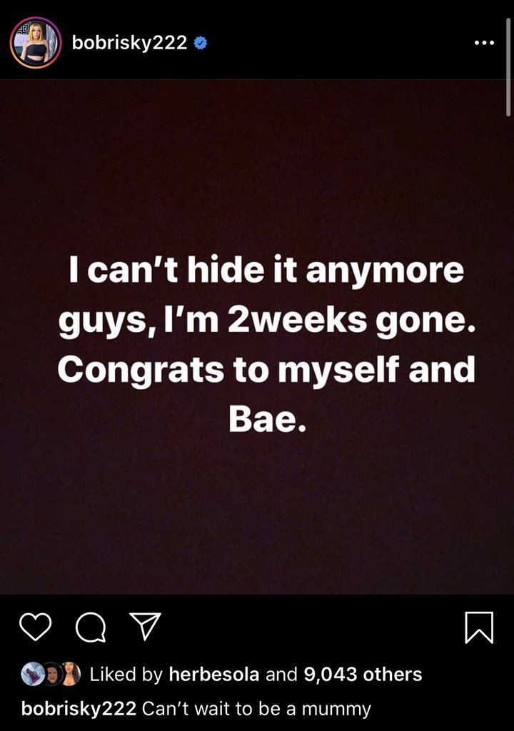 "Congratulations To Me" - Bobrisky Announces He's Pregnancy, Flaunts His Huge Baby Bump [Video] 2