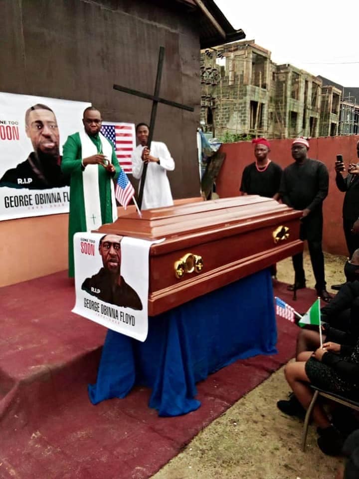 Nigerian Pastor Re-Buries George 'Obinna' Floyd In Imo State [Photos] 6