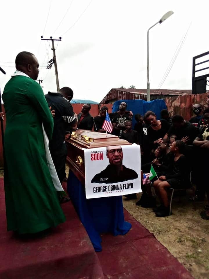 Nigerian Pastor Re-Buries George 'Obinna' Floyd In Imo State [Photos] 4