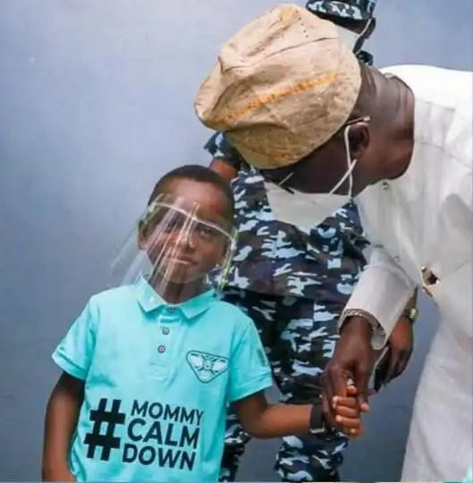 Governor Sanwo-Olu Finally Meets Little Boy Who Asked His Mom To ‘Calm Down’ In Viral Video 11