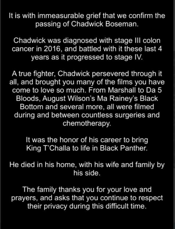 Chadwick Boseman Death: Black Panther star Chadwick Boseman Dies of cancer at 43 3