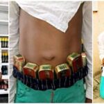 Young Man Caught Inside A Supermarket With Stolen Canned Fish Wrapped Around His Waist 2