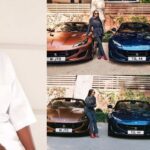 DJ Cuppy Shows Off Three Ferrari Cars Her Father, Otedola Bought For Her And Siblings [Photos] 3