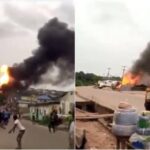 Many Injured, Properties Burnt In Gas Tanker Explosion At Ajuwon Iju-Ishaga Road, Lagos [Video] 2