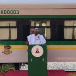 BREAKING: President Buhari Inaugurates Warri-Itakpe Railway Project 3