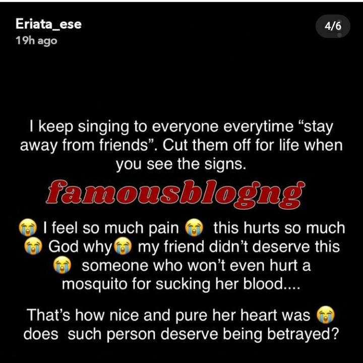 Nigerian Lady, Chichi Eze Allegedly Killed By Jealous Friends After Her Rich Boyfriend Proposed To Her 7