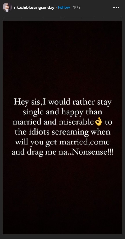 "I Will Rather Be Single And Happy Than Married And Miserable" - Actress Nkechi Blessing 6 "I Will Rather Be Single And Happy Than Married And Miserable" - Actress Nkechi Blessing 6