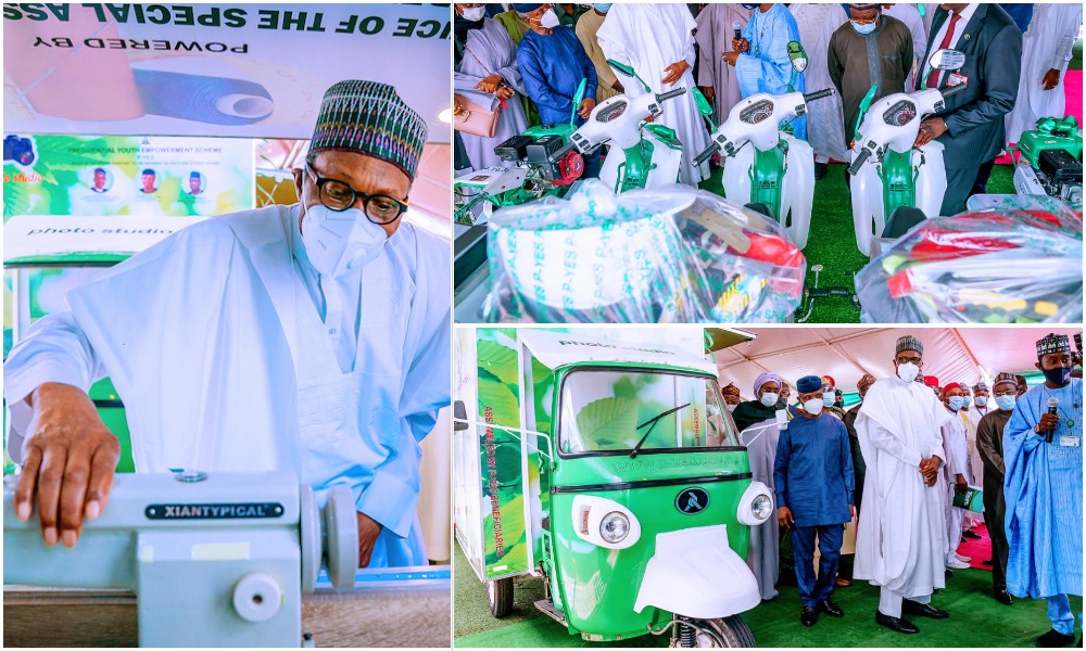 President Buhari Launches Motorcycle, Keke-Napep, Others For Youth Empowerment Scheme [Photos] 8