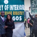 Nigerian Man Joins #EndSARS Protest Immediately After His Court Wedding In Lagos [Photos] 2