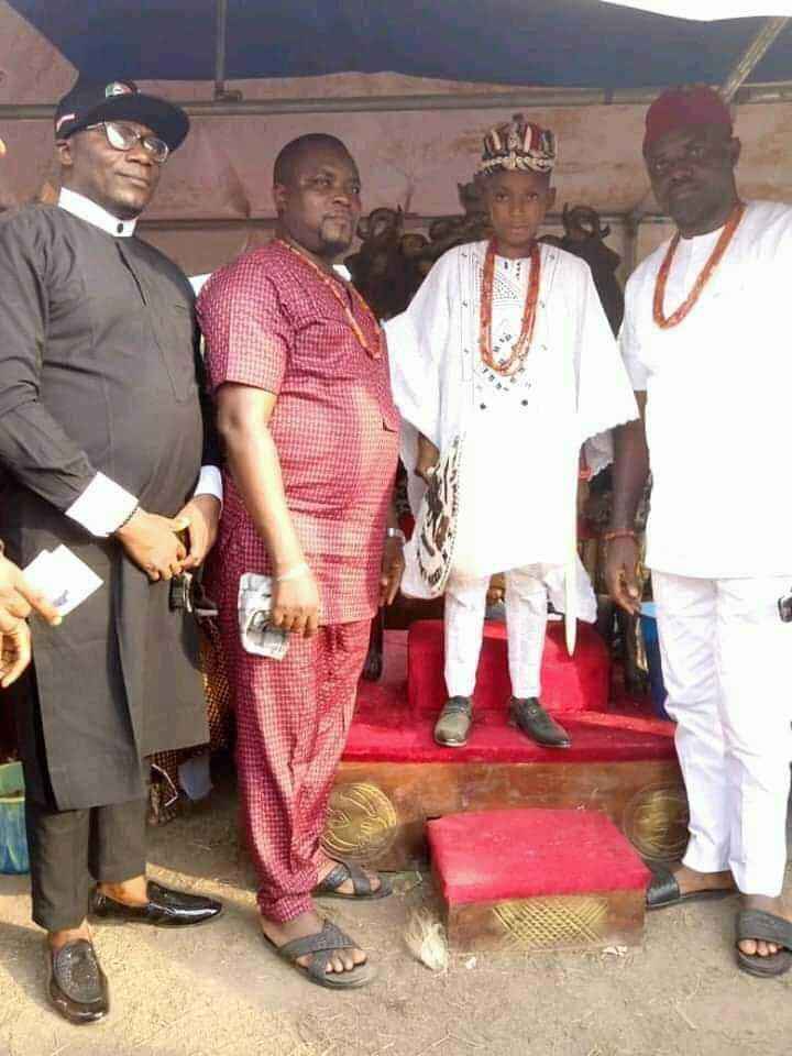 10-Year-Old Boy, Akubuisi Okonkwo Becomes Youngest King In Anambra [Photos] 4