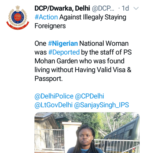 India Deports Nigerian Woman After She Was Found Living Without Valid Visa And Passport 2