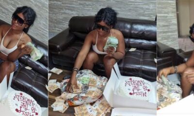 Nigerian Lady Flaunts N24m In Foreign Currency Her Boyfriend Gave Her As Birthday Gift [Video] 6