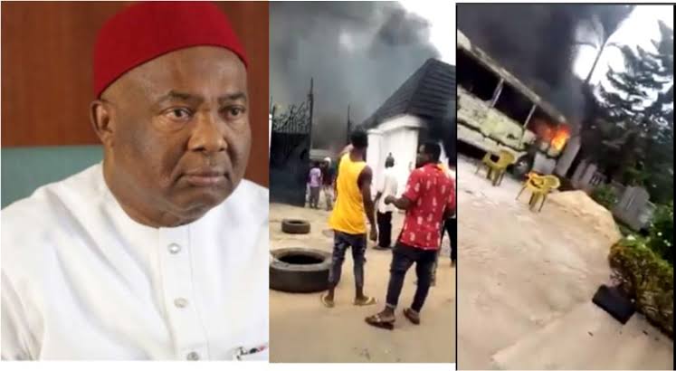 Imo Governor Hope Uzodinma's House And Vehicles Set Ablaze, Two Security Aides Killed [Video] 16