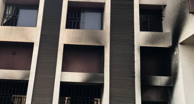Federal High Court Set Ablaze By Unknown Gunmen In Ebonyi [Photos] 5