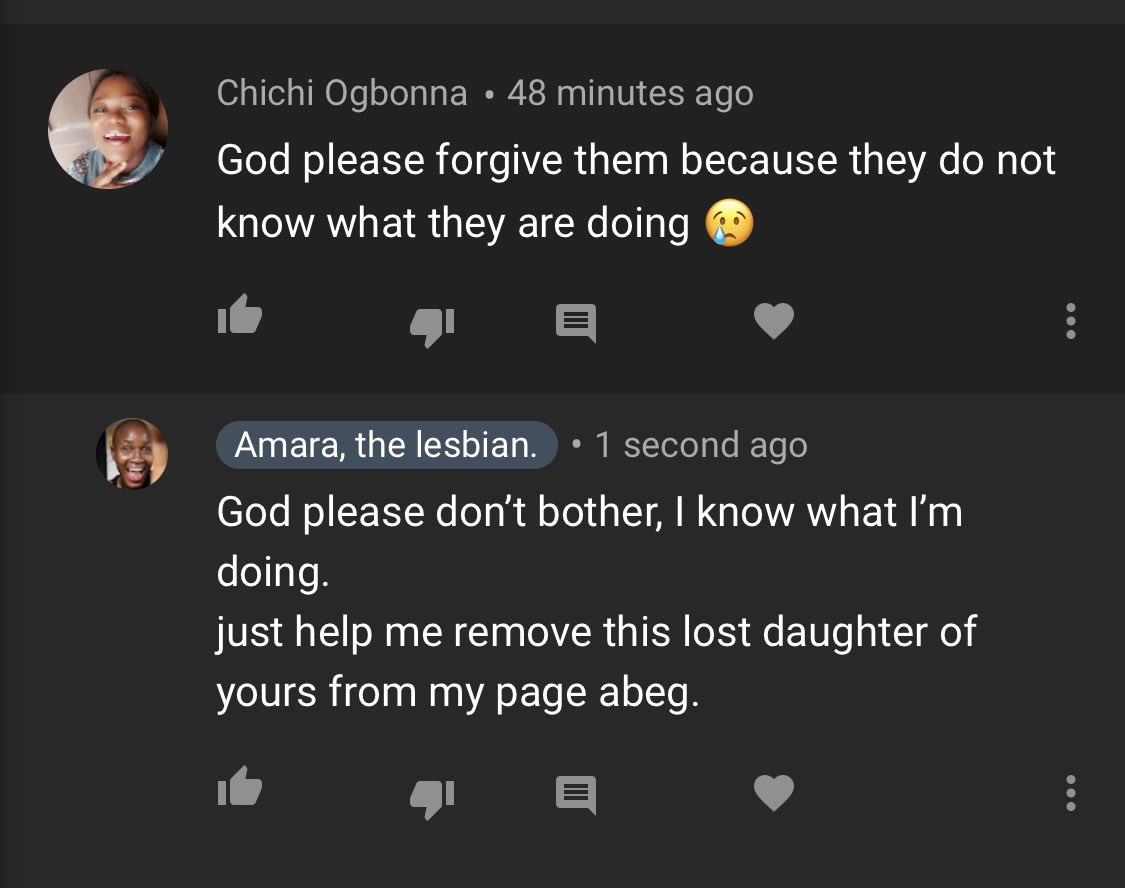 Nigerian Lesbian, Amara Attacks 'Demonic Christians' Who Are Praying & Shaming Her Sexuality 16