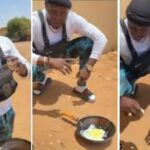Man Uses Direct Heat From Sunlight To Fry Egg In Sudan [Video] 6