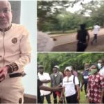 Police Arrests IPOB Members, Pulls Gun On Sympathizers Of Nnamdi Kanu In Court [Video]
