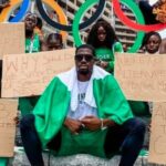 Nigerian Athletes Disqualified From Olympics Stages Protest In Tokyo [Photos]