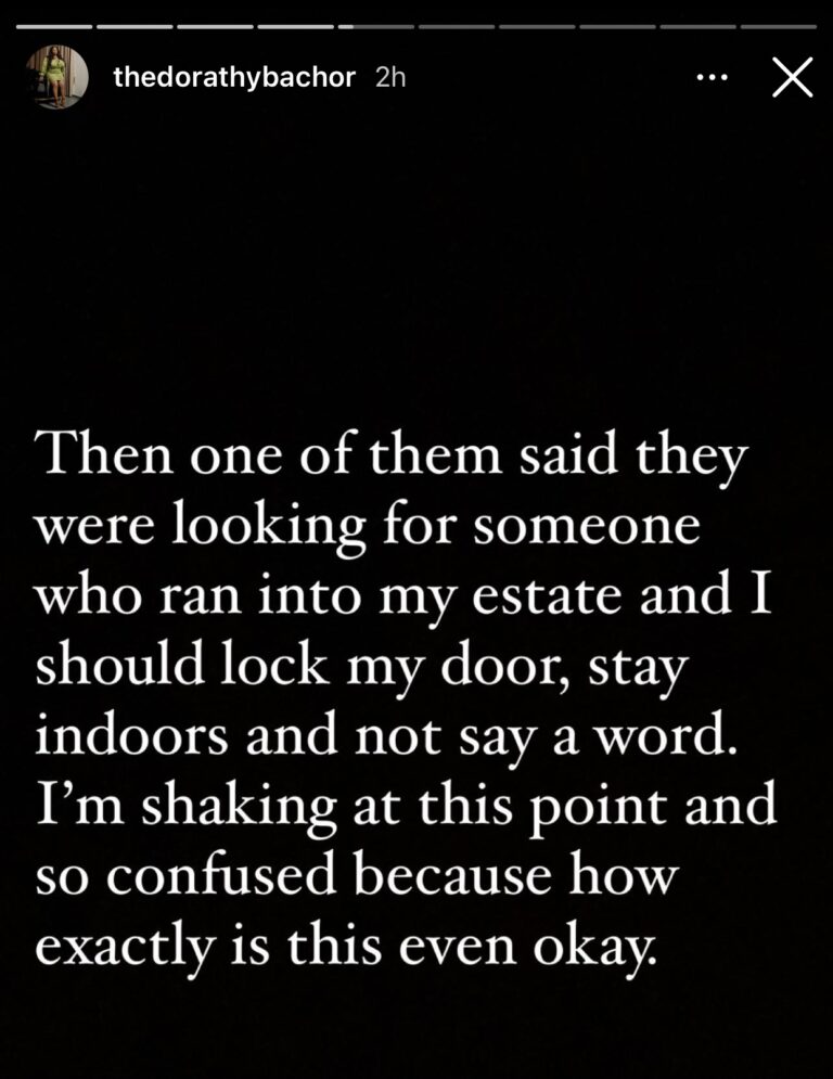 BBNaija Star, Dorathy Calls Out EFCC For Breaking Down Her Door, Raiding Her House 3