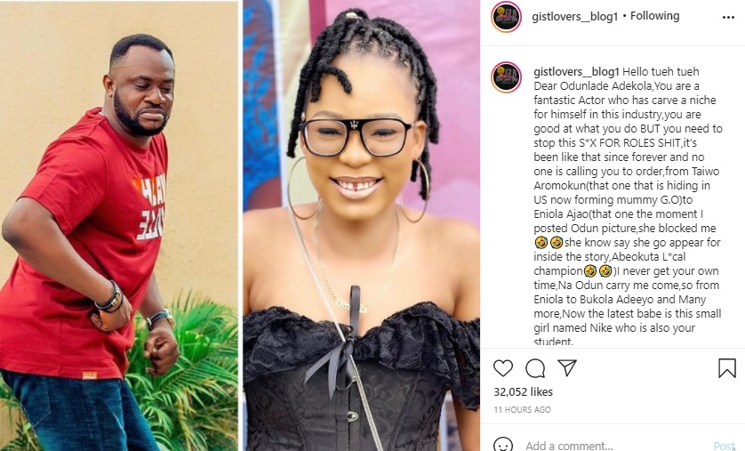 Nollywood Actor, Odunlade Adekola Accused Of Sleeping With Ladies For Movie Roles 6 Nollywood Actor, Odunlade Adekola Accused Of Sleeping With Ladies For Movie Roles