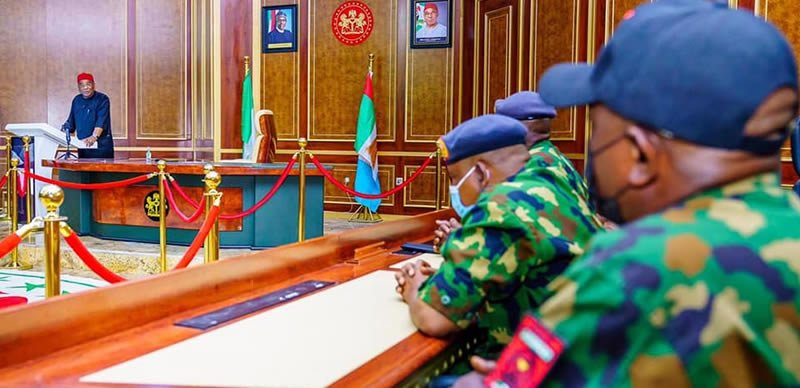 Governor Uzodinma Meets Nigerian Air Force, Wants 'Bad Eggs' Flushed Out From Imo 37 Governor Uzodinma Meets Nigerian Air Force, Wants 'Bad Eggs' Flushed Out From Imo