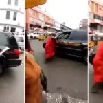Angry Husband Attacks Man On The Road With Cutlass For Allegedly Sleeping With His Wife [Video]