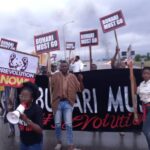 Police Disperse Buhari-Must-Go Protesters On Independence Day In Abuja [Photos]