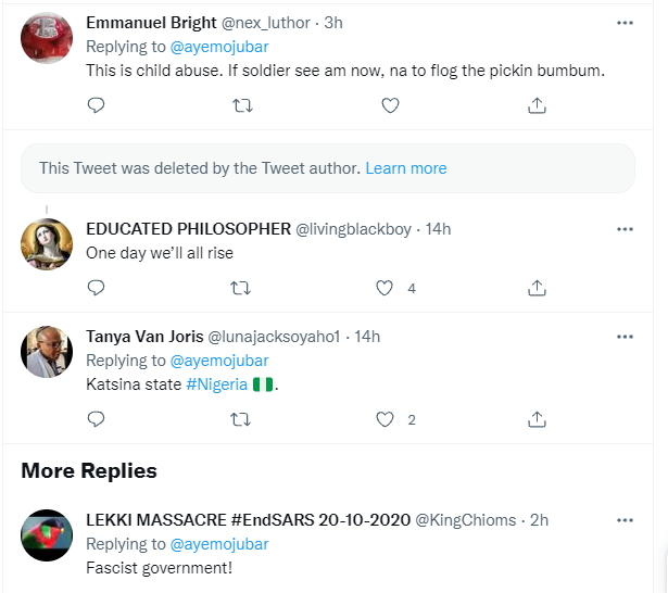 Chiwetalu Agu: Nigerians Reacts As Arewa Woman Straps Her Baby With Biafra Cloth 4