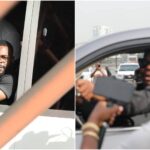 #EndSARSMemorial: Falz, Mr Macaroni Leads Car Procession At Lekki Tollgate [Photos]