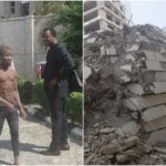 Man Escapes Death By 'Jumping Off’ 21-Storey Building That Collapsed In Ikoyi [Photos]