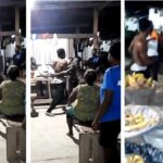 Drama As Two Young Men Fights Publicly Over Pretty Orange Seller [Video]