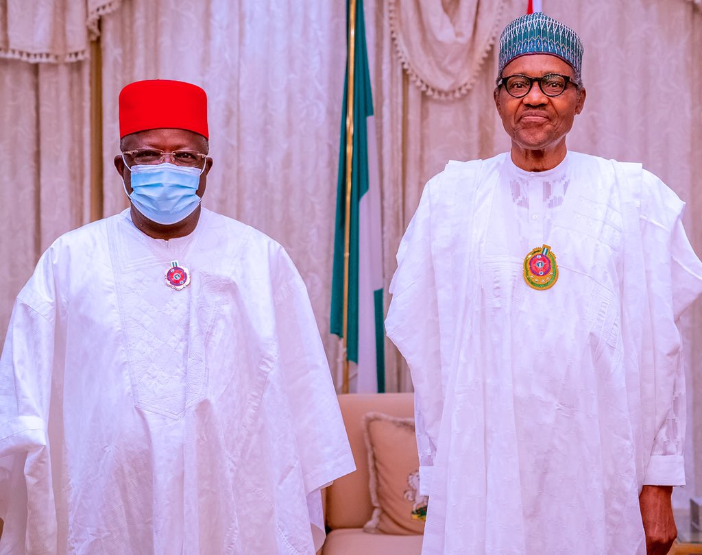 2023: Like Tinubu, Umahi Visits Buhari To Inform Him Of His Presidential Ambition