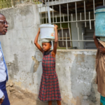 Sanwo-Olu Awards Scholarships To Two Girls Running Errands During School Hours