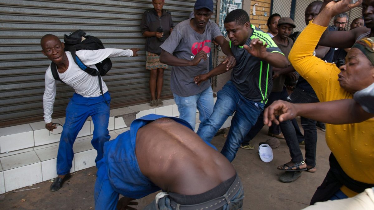 South African Mob Beats Nigerian Man To Death In His Shop Over A Stolen Laptop