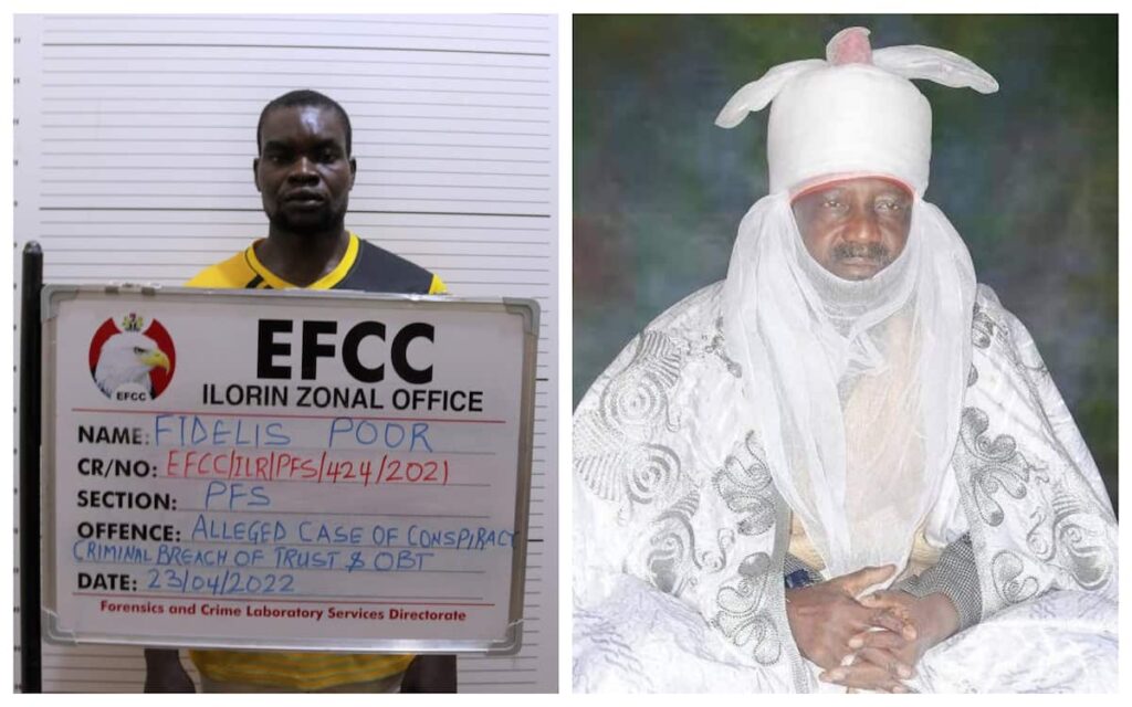 EFCC Arrests 30-Year-Old Man For Allegedly Defrauding Kwara Emir Of N33.3million