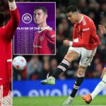 Man Utd Star, Cristiano Ronaldo Wins Premier League Player Of The Month For April